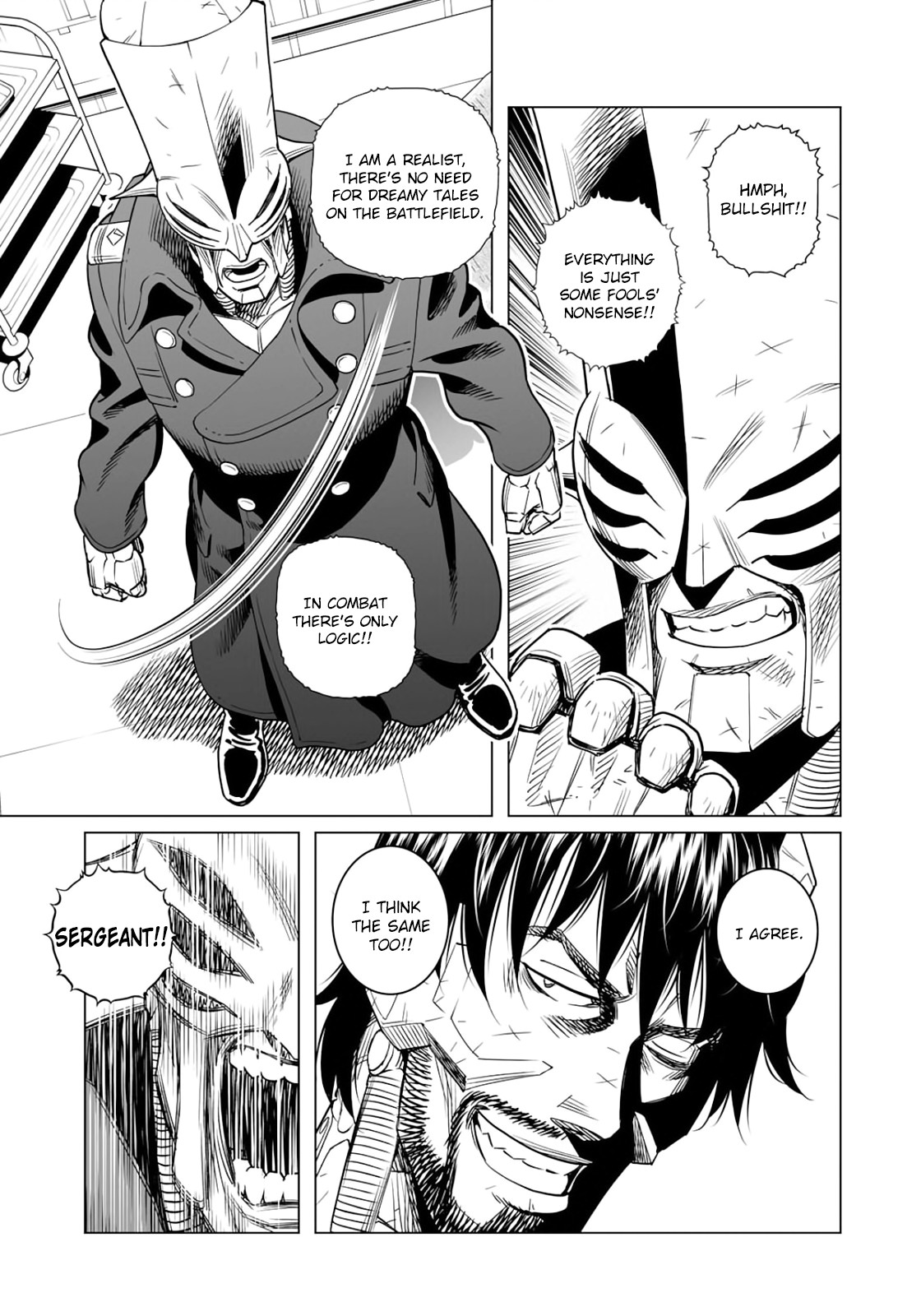 Gunnm Mars Chronicle Chapter 35.2 page 4 - Chapter 35.2: War Is Firepower (Part 2)