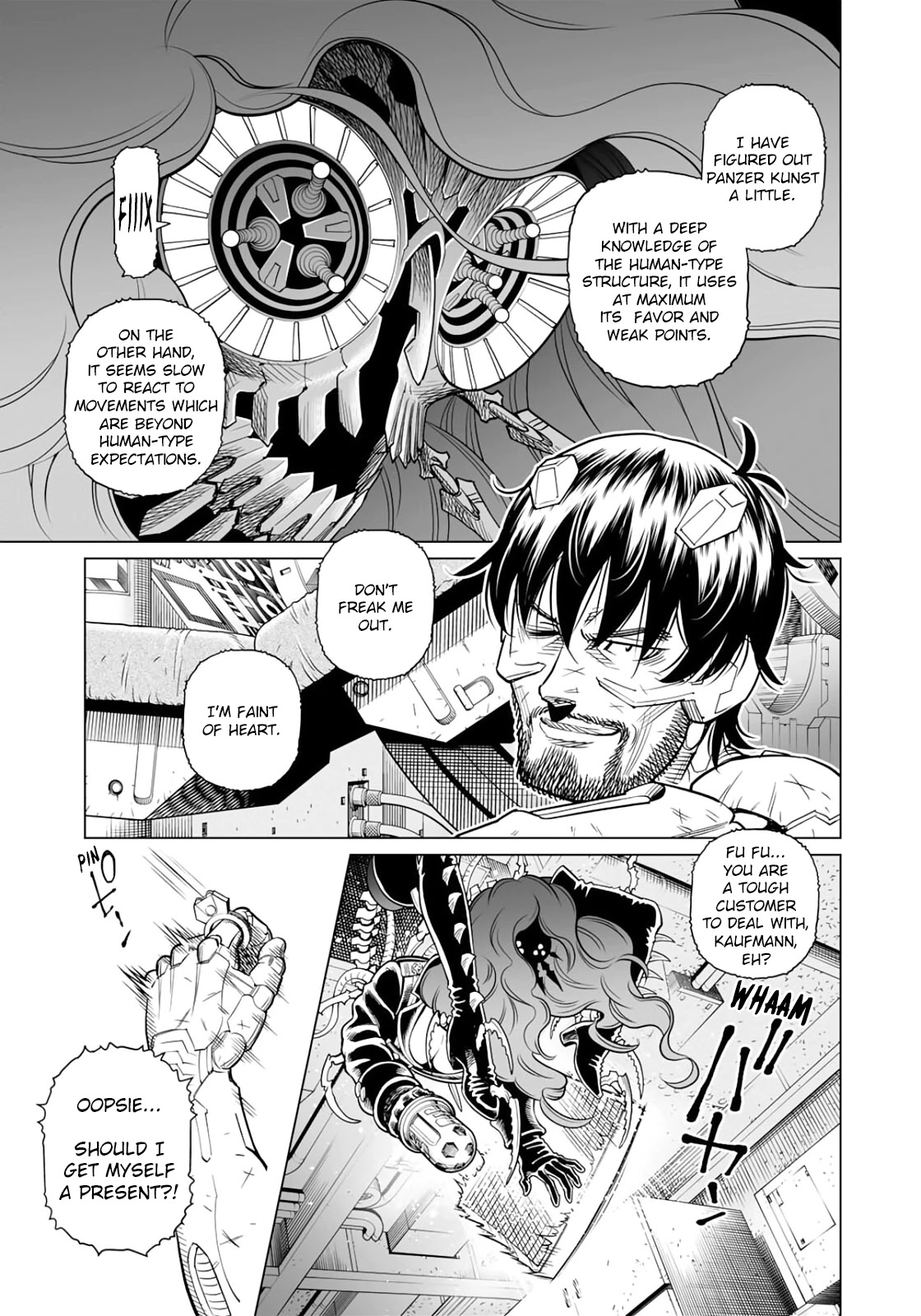 Gunnm Mars Chronicle Chapter 36.2 page 12 - Chapter 36.2: The Monsters' Feast (Part 2)