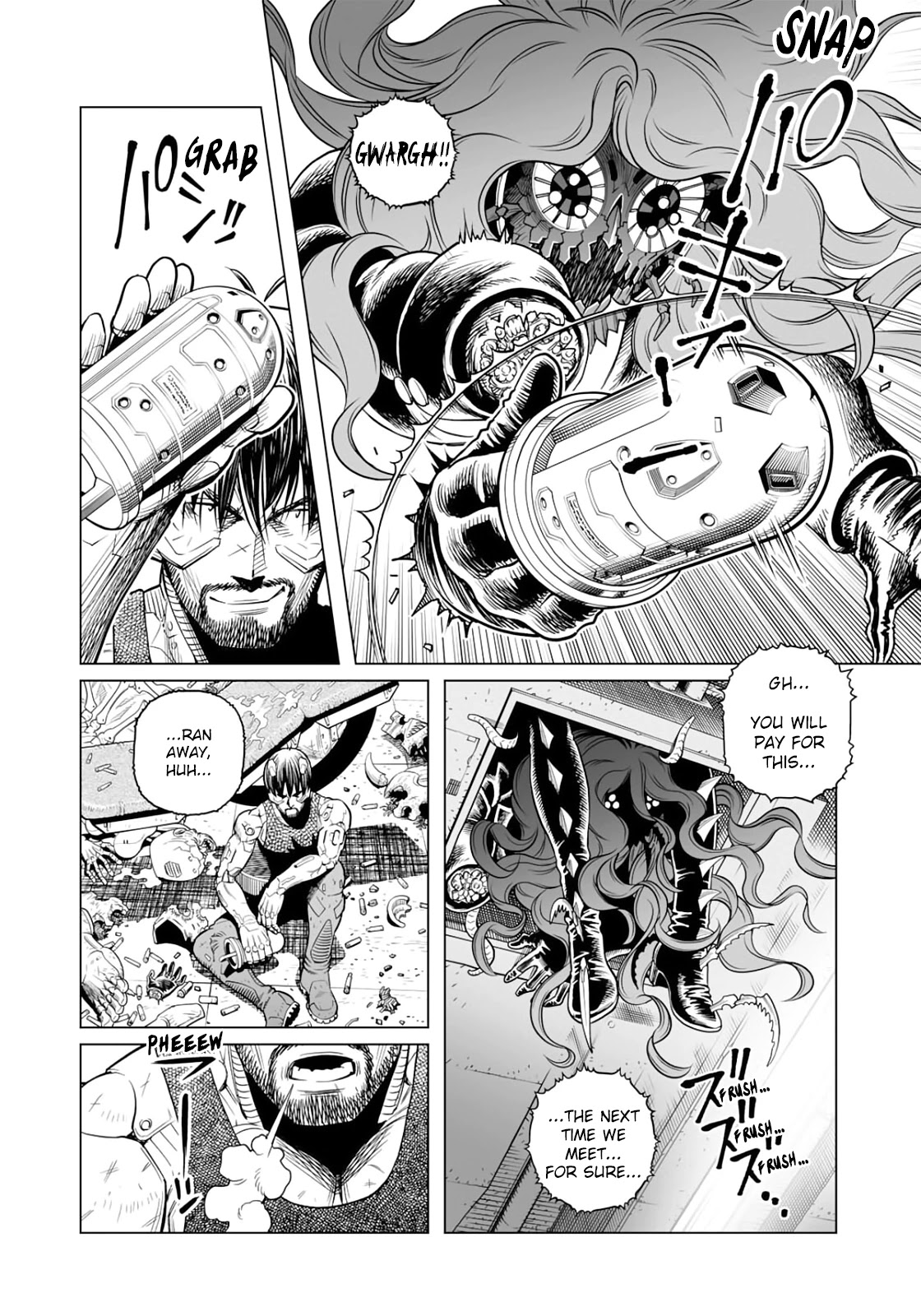 Gunnm Mars Chronicle Chapter 36.2 page 13 - Chapter 36.2: The Monsters' Feast (Part 2)