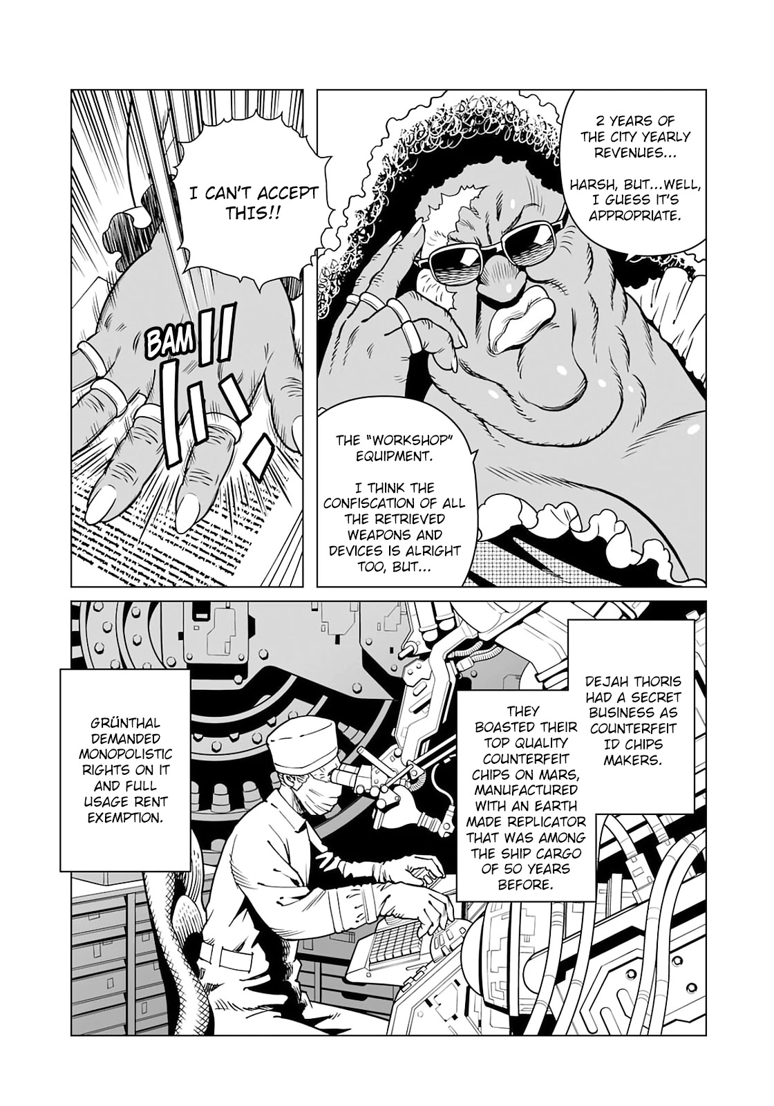 Gunnm Mars Chronicle Chapter 38.1 page 14 - Chapter 38.1: Deal (Part 1)