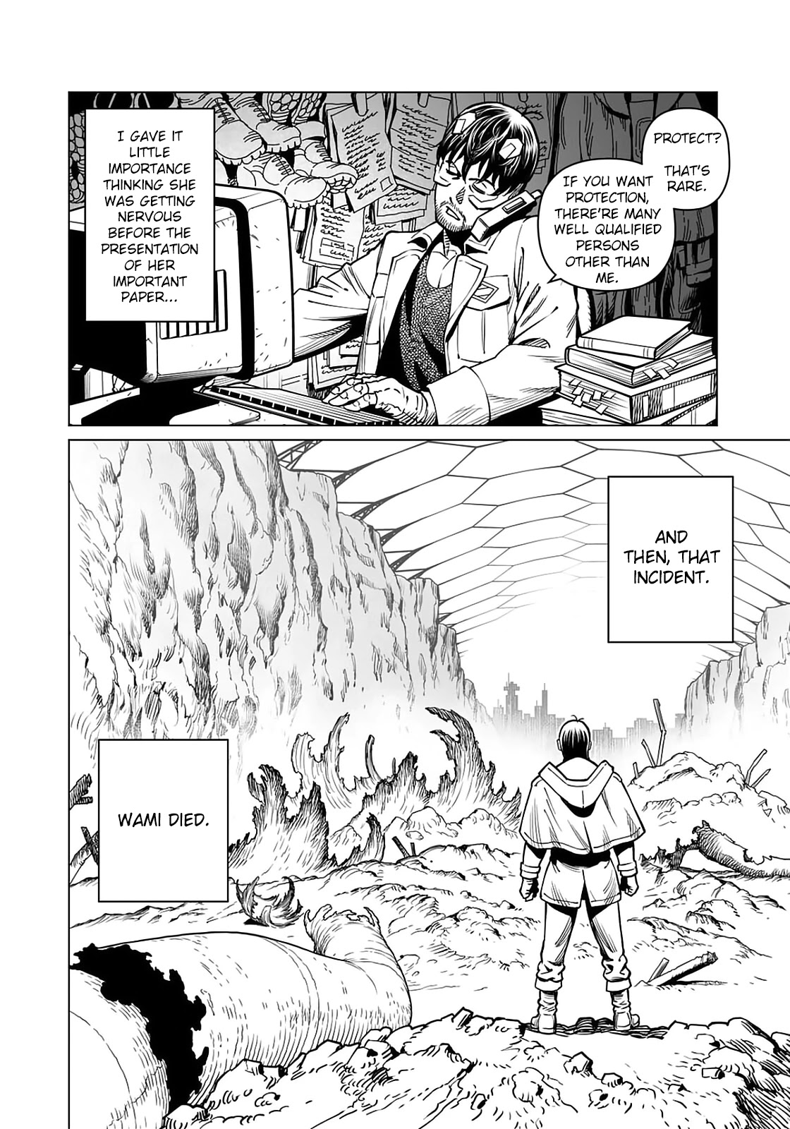Gunnm Mars Chronicle Chapter 39.1 page 10 - Chapter 39.1: Searching for the Truth in This City (First Part)