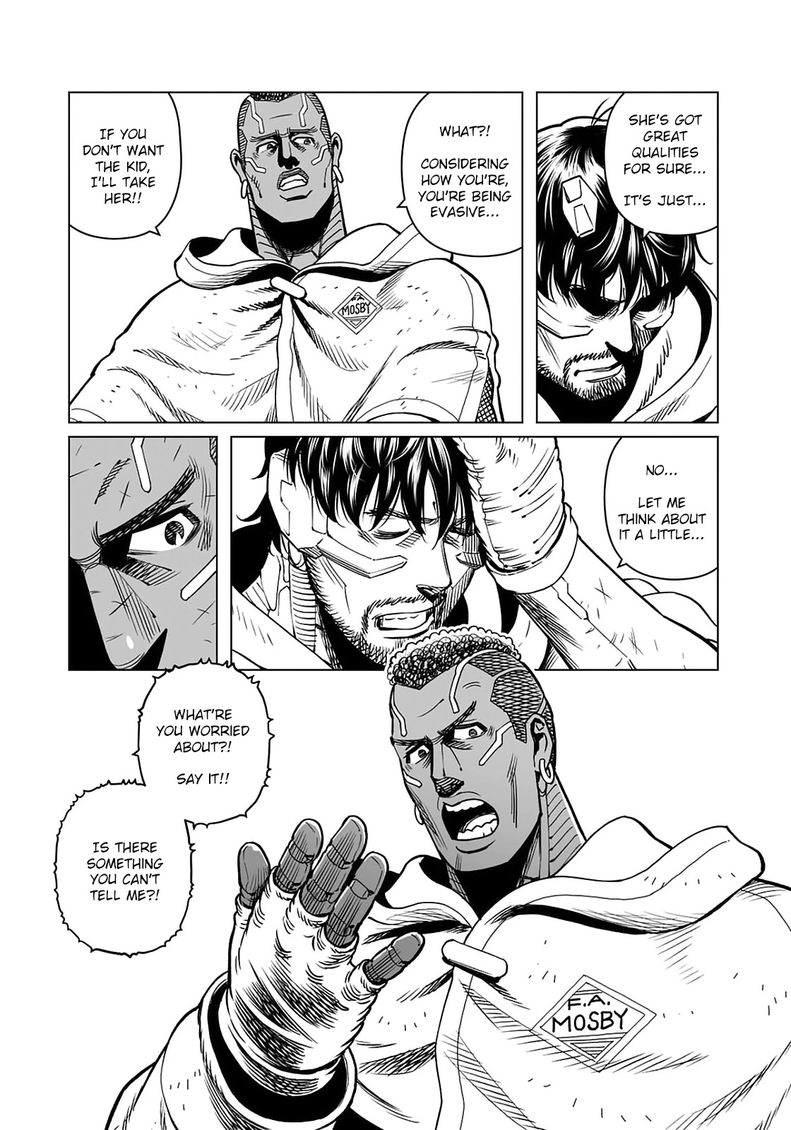 Gunnm Mars Chronicle Chapter 39.1 page 6 - Chapter 39.1: Searching for the Truth in This City (First Part)