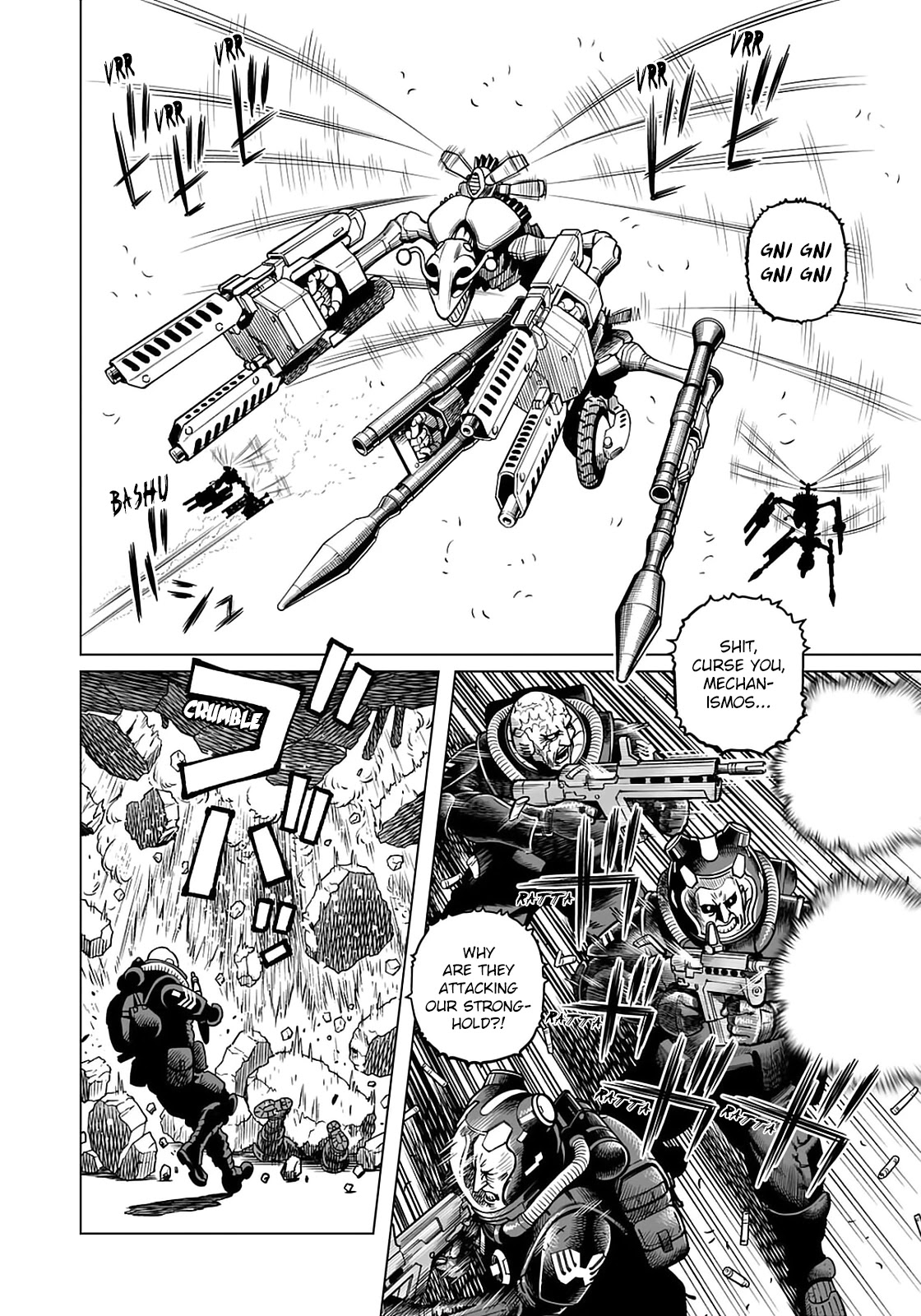 Gunnm Mars Chronicle Chapter 39.2 page 10 - Chapter 39.2: Searching for the Truth in This City (Part 2)