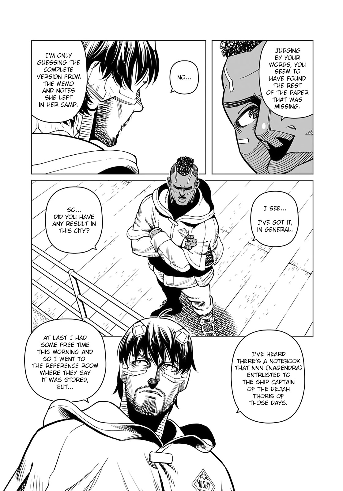 Gunnm Mars Chronicle Chapter 39.2 page 4 - Chapter 39.2: Searching for the Truth in This City (Part 2)