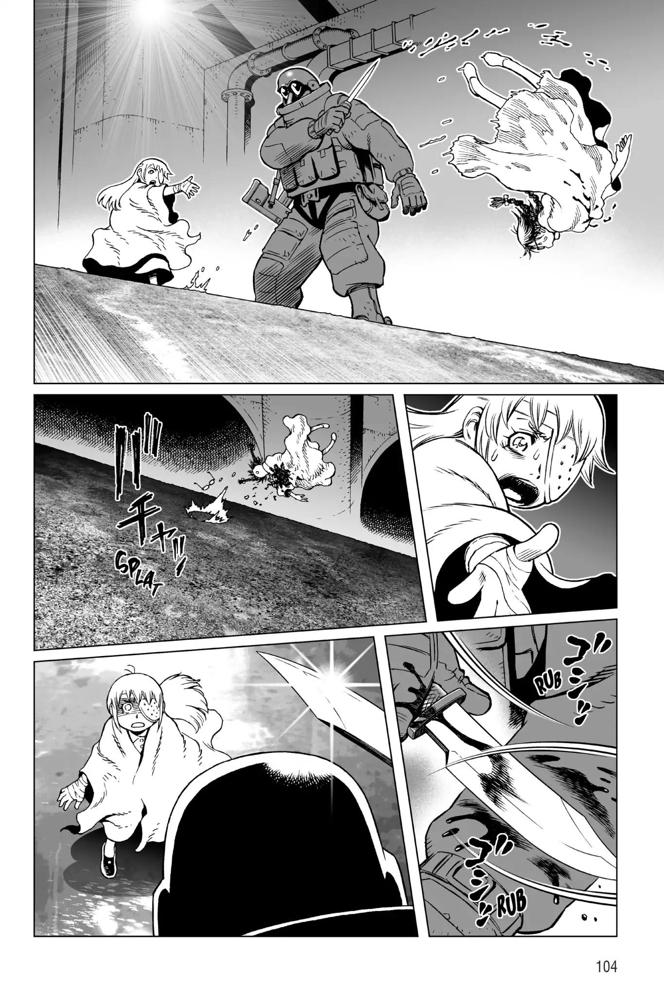 Gunnm Mars Chronicle Chapter 4 page 8 - Chapter 4: Escape