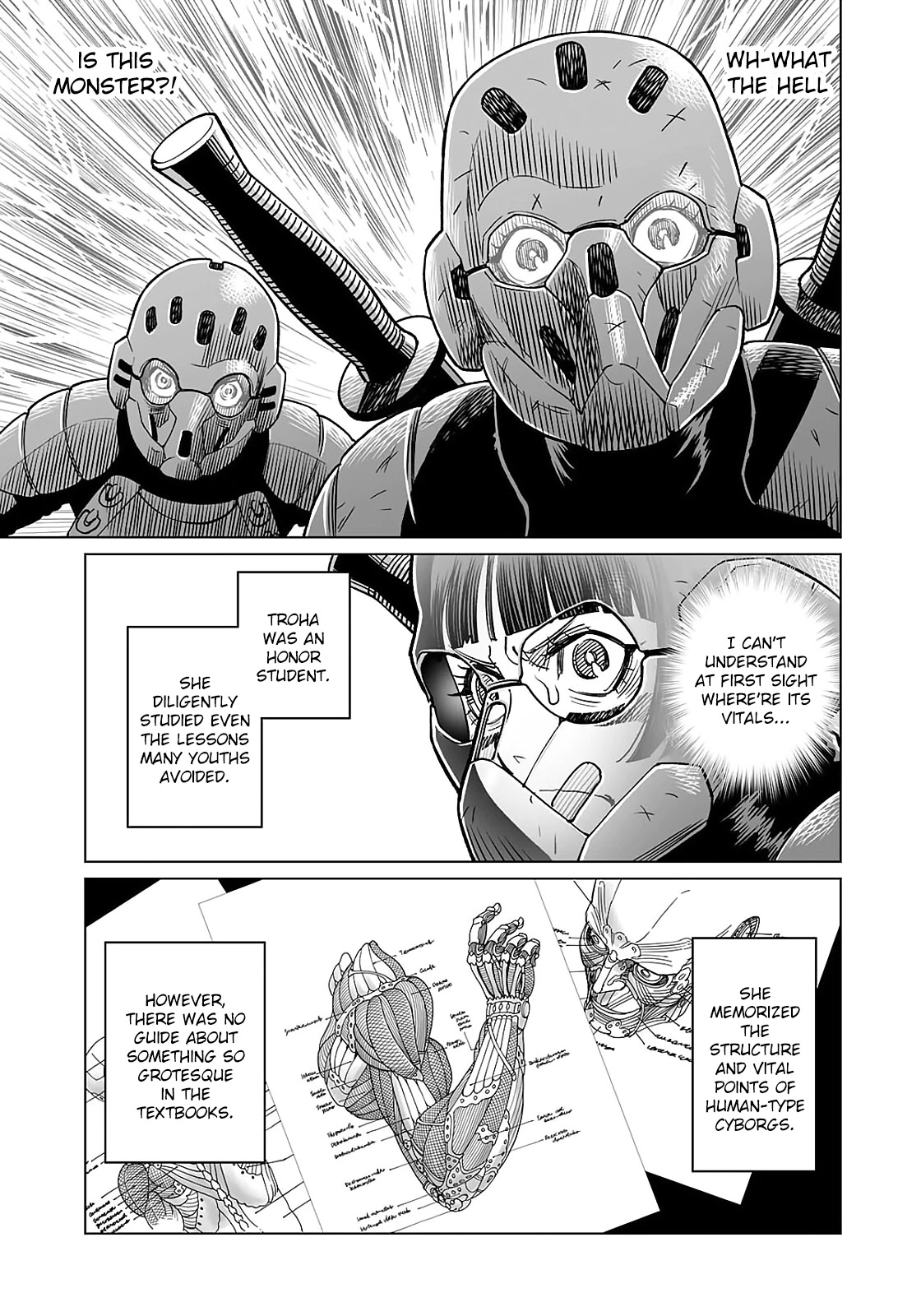 Gunnm Mars Chronicle Chapter 40.1 page 10 - Chapter 40.1: Panzer Kunst's Allurement (First Part)