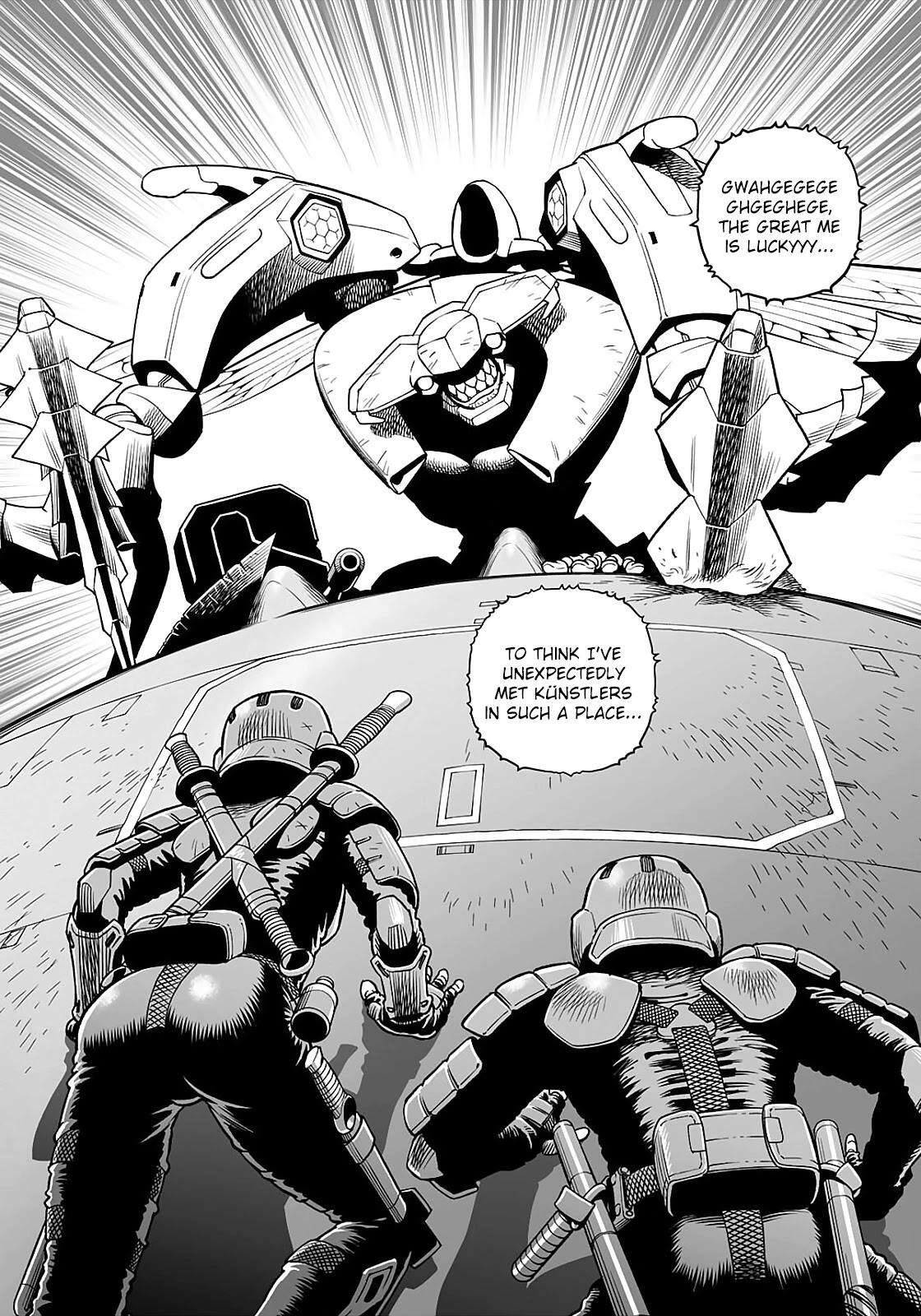 Gunnm Mars Chronicle Chapter 40.1 page 9 - Chapter 40.1: Panzer Kunst's Allurement (First Part)