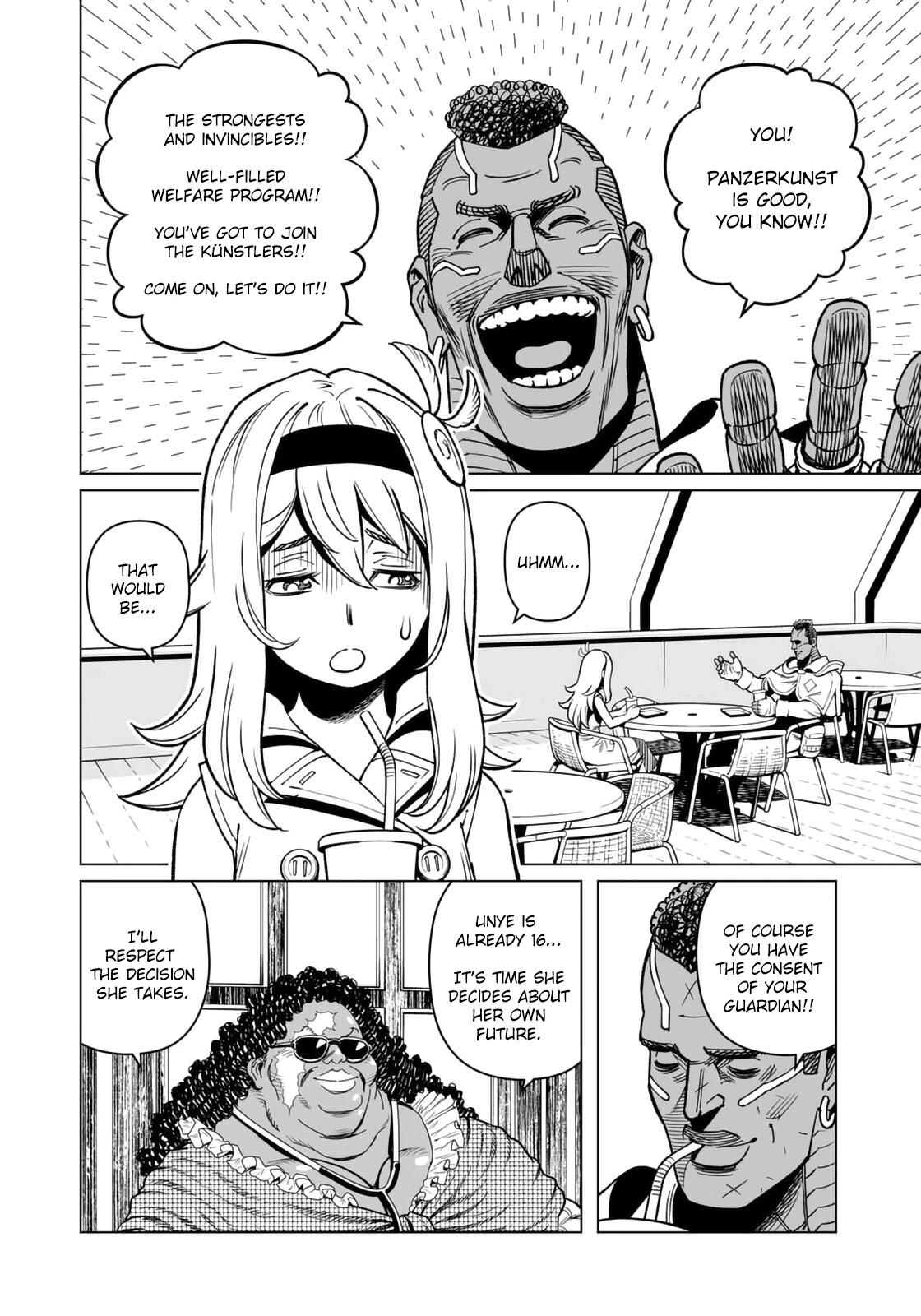 Gunnm Mars Chronicle Chapter 40.2 page 11 - Chapter 40.2: Panzer Kunst's Allurement (Part 2)