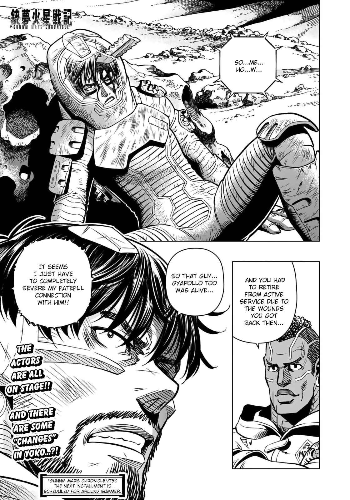 Gunnm Mars Chronicle Chapter 42.2 page 16 - Chapter 42.2: The Connection with the Pirate Guy (Second Part)