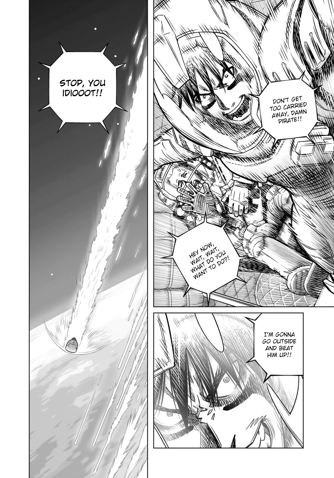 Gunnm Mars Chronicle Chapter 42.2 page 9 - Chapter 42.2: The Connection with the Pirate Guy (Second Part)