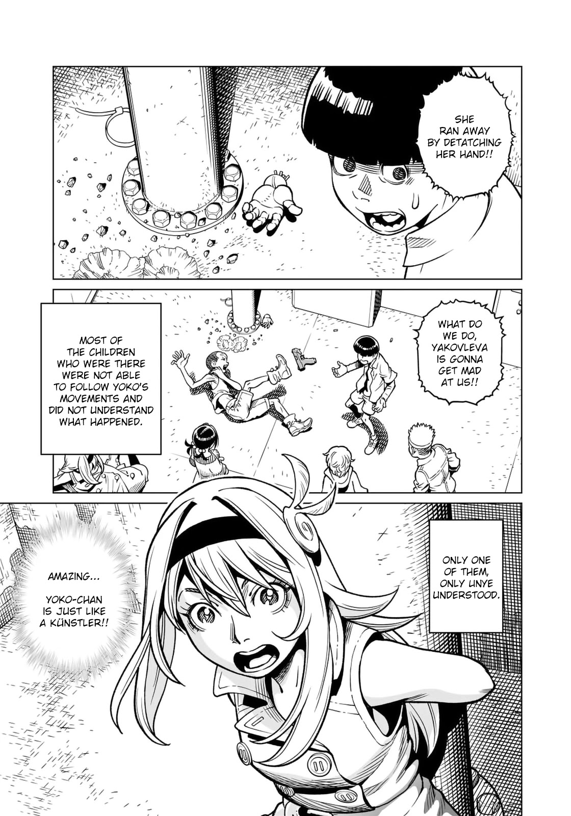 Gunnm Mars Chronicle Chapter 43.2 page 16 - Chapter 43.2: Just Like a Künstler (Second Part)