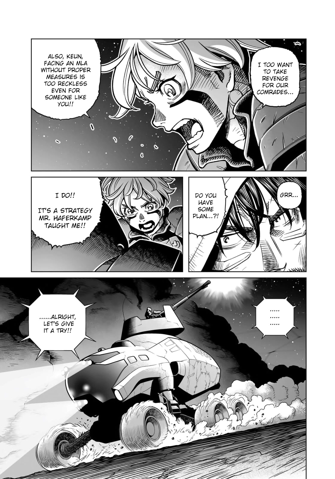Gunnm Mars Chronicle Chapter 46.1 page 10 - Chapter 46.1: Explosion (Part 1)