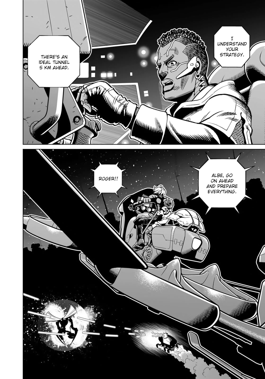 Gunnm Mars Chronicle Chapter 46.1 page 11 - Chapter 46.1: Explosion (Part 1)