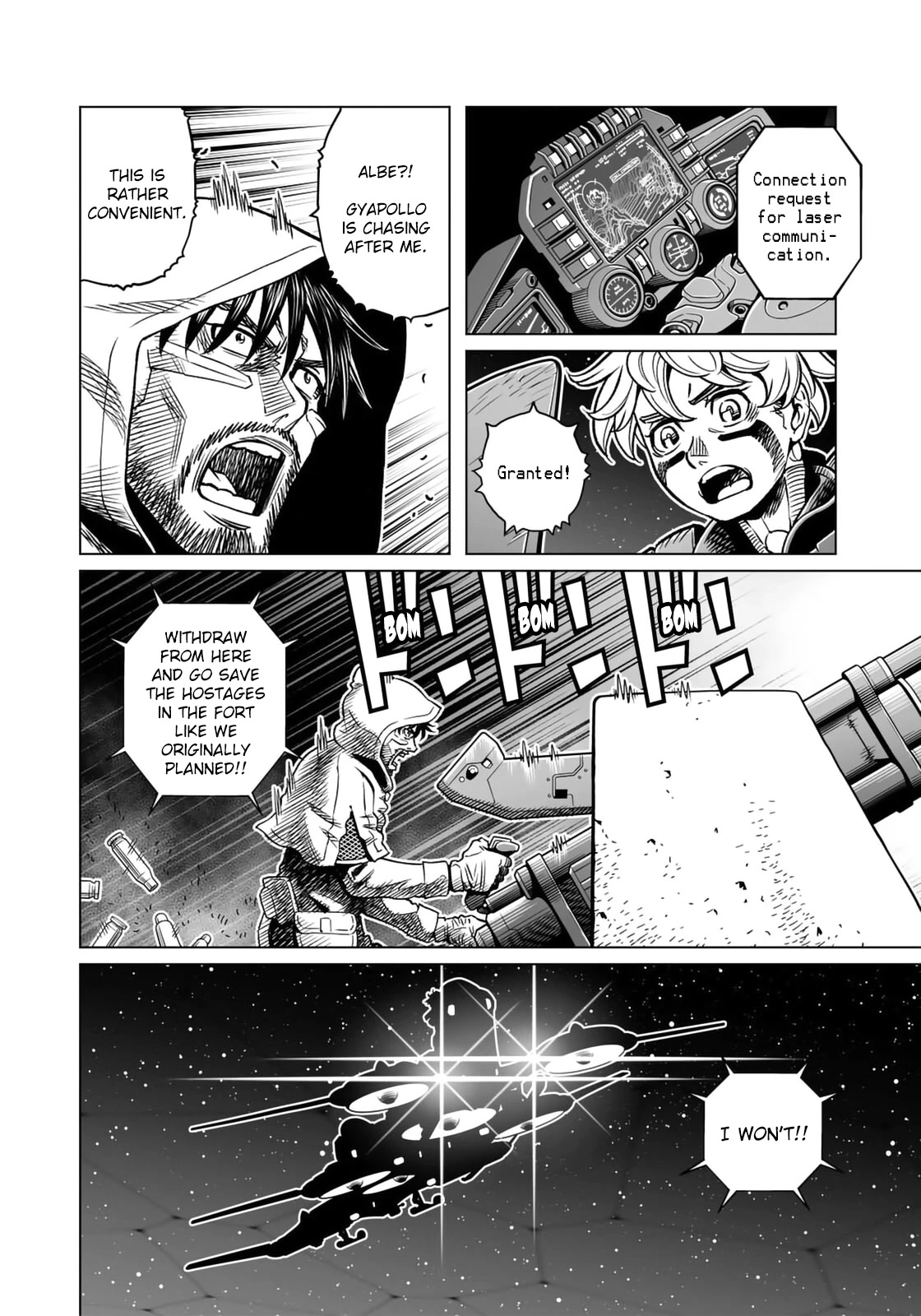 Gunnm Mars Chronicle Chapter 46.1 page 9 - Chapter 46.1: Explosion (Part 1)