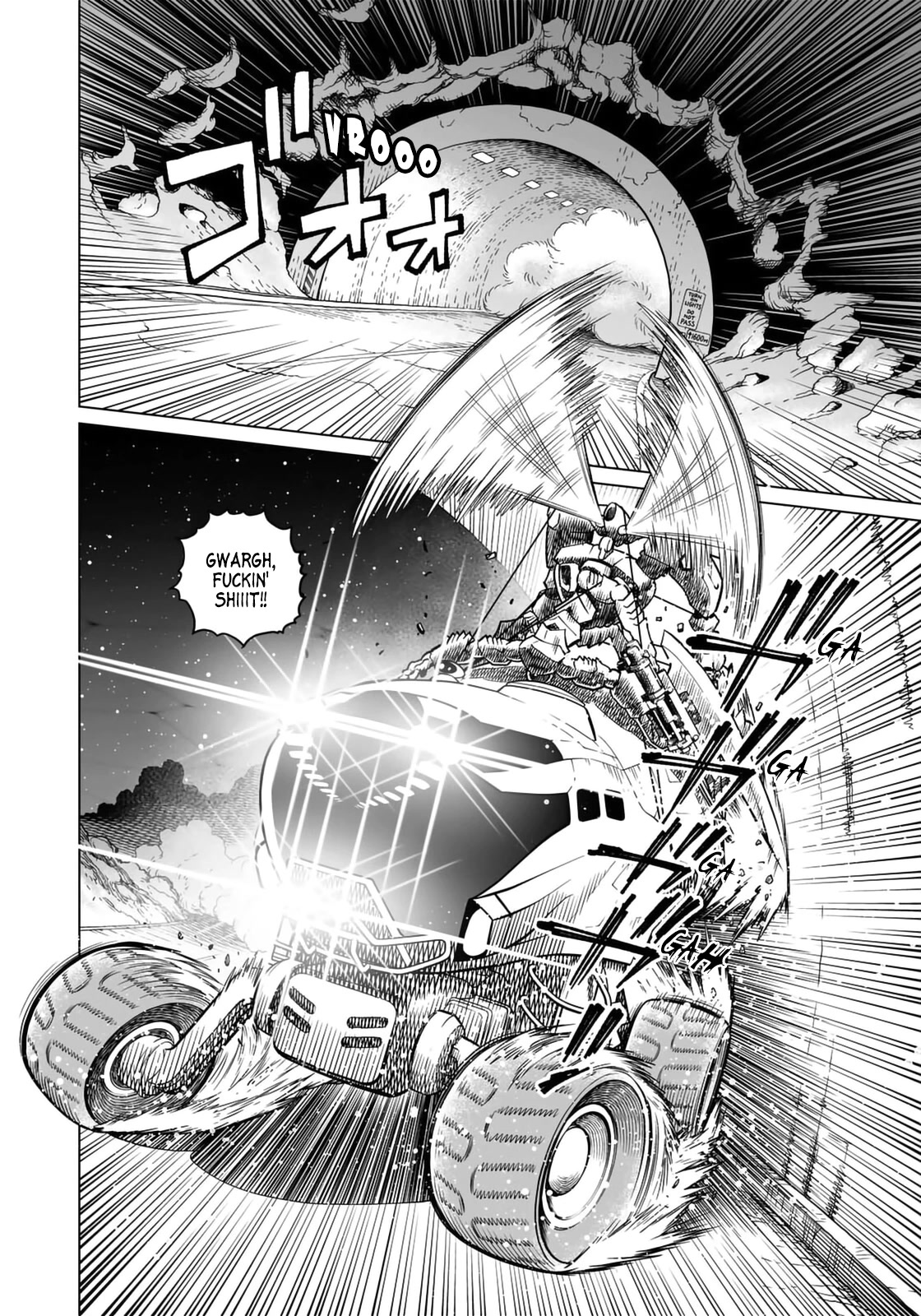 Gunnm Mars Chronicle Chapter 46.2 page 11 - Chapter 46.2: Explosion (Second Part)