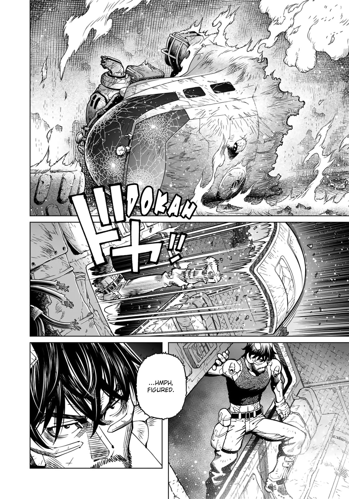 Gunnm Mars Chronicle Chapter 46.2 page 16 - Chapter 46.2: Explosion (Second Part)