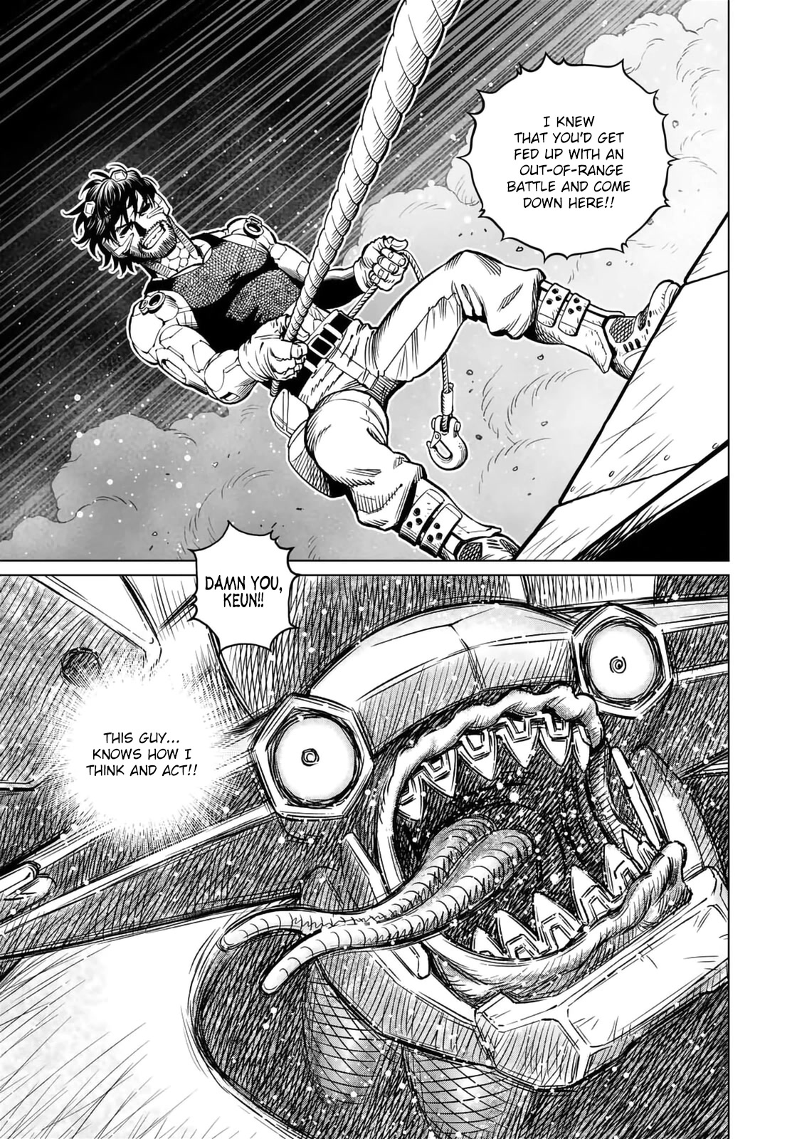 Gunnm Mars Chronicle Chapter 46.2 page 8 - Chapter 46.2: Explosion (Second Part)