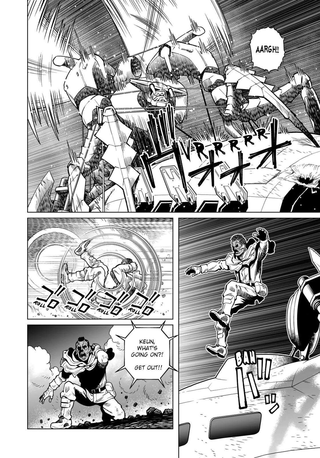 Gunnm Mars Chronicle Chapter 46.2 page 9 - Chapter 46.2: Explosion (Second Part)