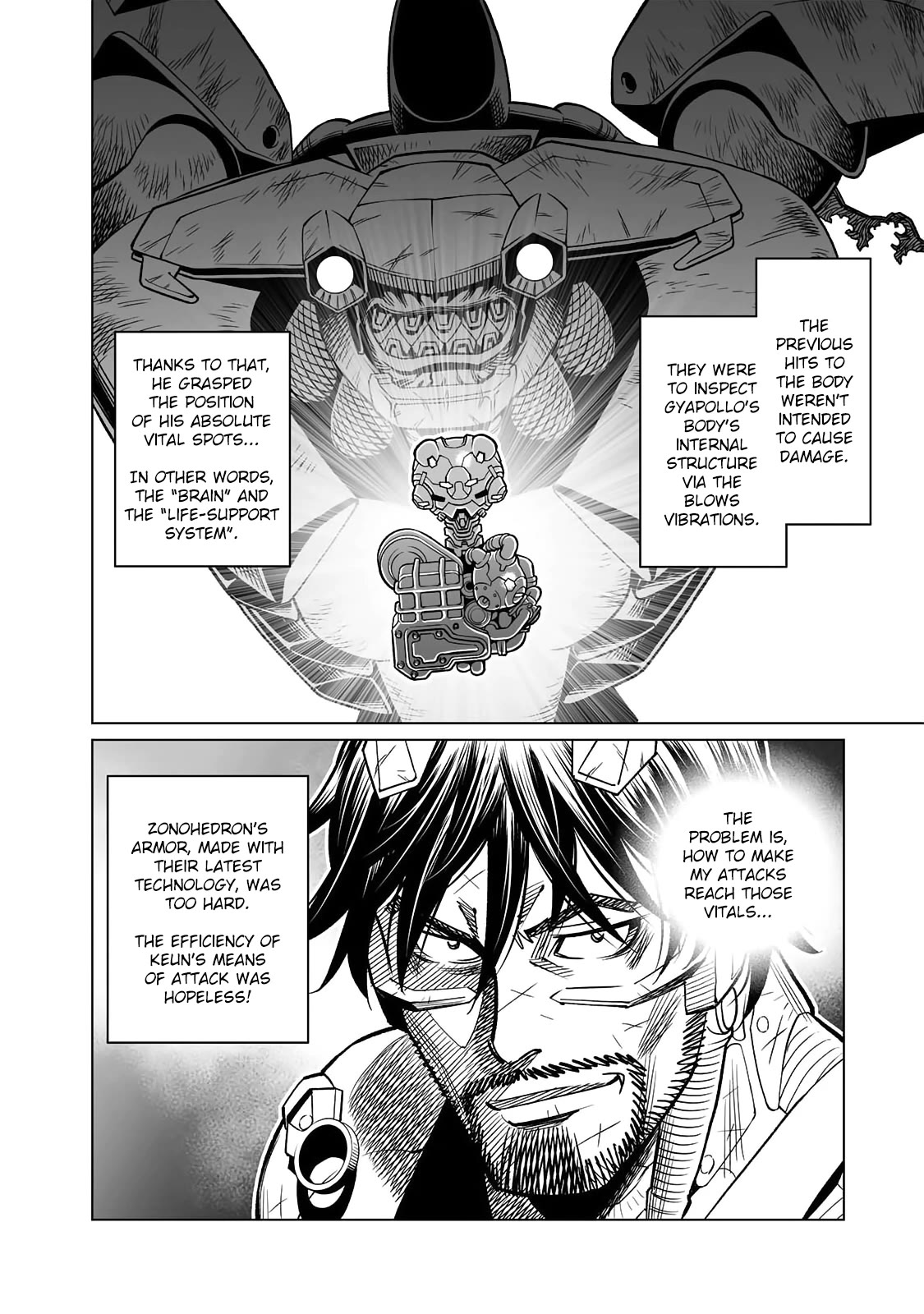 Gunnm Mars Chronicle Chapter 47.1 page 12 - Chapter 47.1: Geheimnis/Secret Technique (First Part)