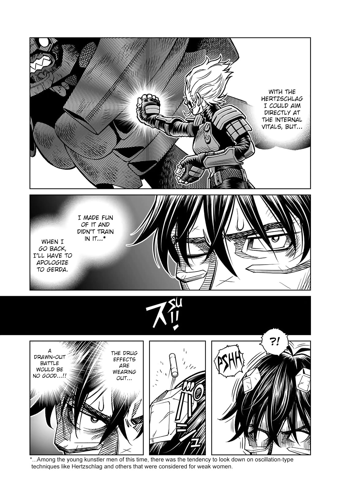 Gunnm Mars Chronicle Chapter 47.1 page 13 - Chapter 47.1: Geheimnis/Secret Technique (First Part)