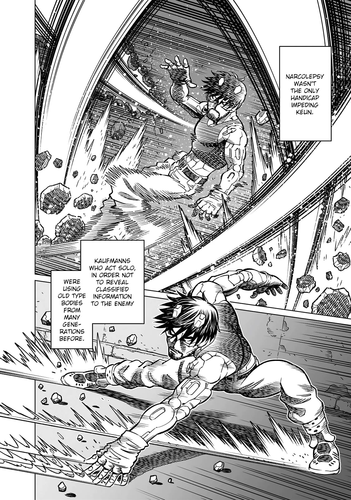 Gunnm Mars Chronicle Chapter 47.1 page 14 - Chapter 47.1: Geheimnis/Secret Technique (First Part)