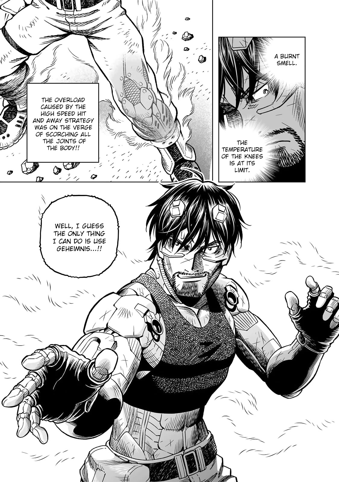 Gunnm Mars Chronicle Chapter 47.1 page 15 - Chapter 47.1: Geheimnis/Secret Technique (First Part)