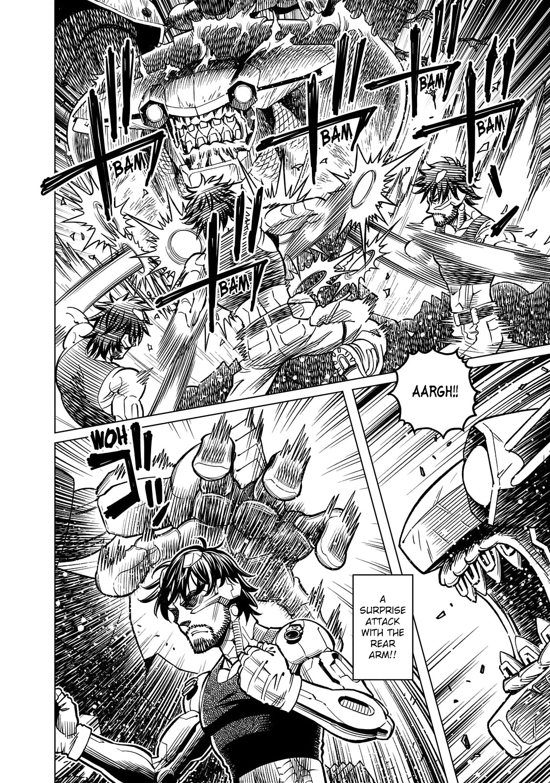 Gunnm Mars Chronicle Chapter 47.1 page 8 - Chapter 47.1: Geheimnis/Secret Technique (First Part)