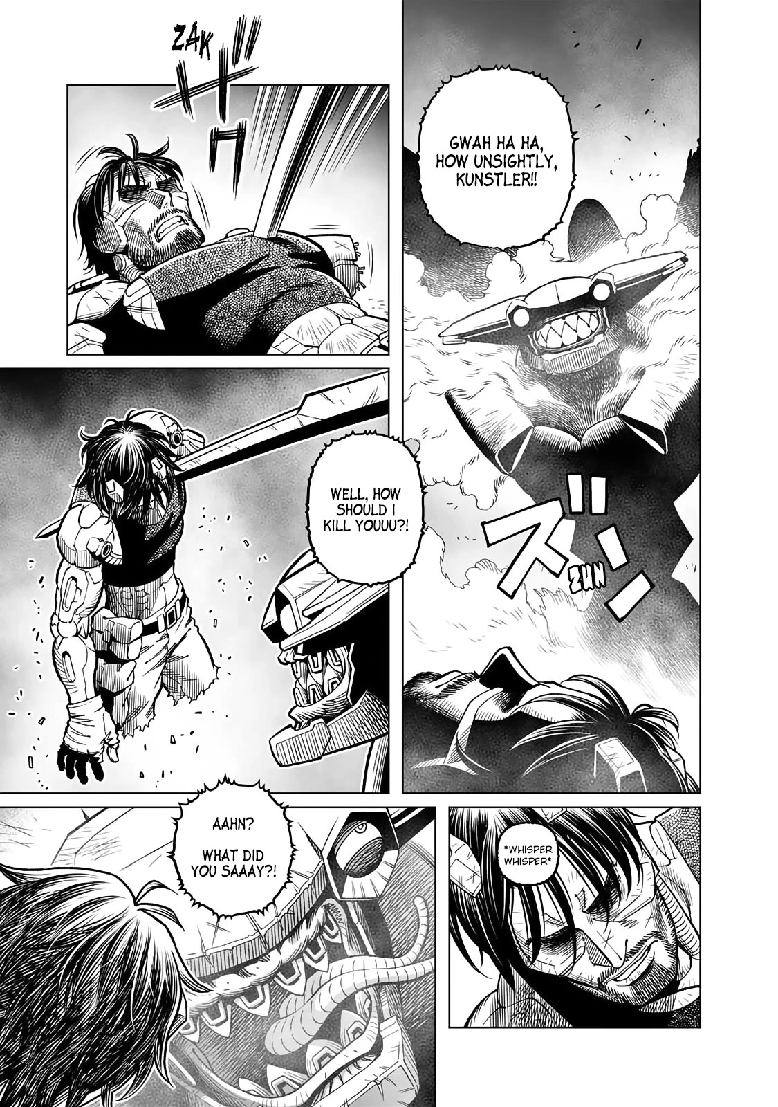 Gunnm Mars Chronicle Chapter 47.2 page 14 - Chapter 47.2: Geheimnis/Secret Technique (Second Part)