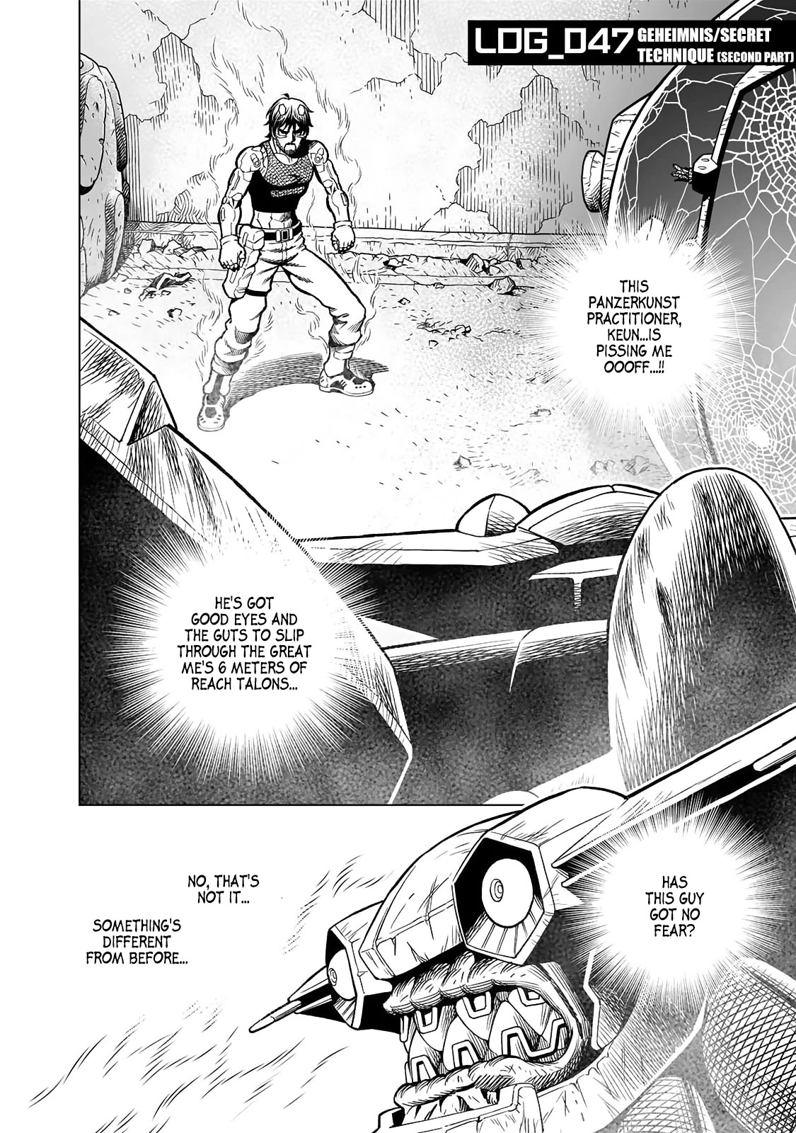 Gunnm Mars Chronicle Chapter 47.2 page 2 - Chapter 47.2: Geheimnis/Secret Technique (Second Part)