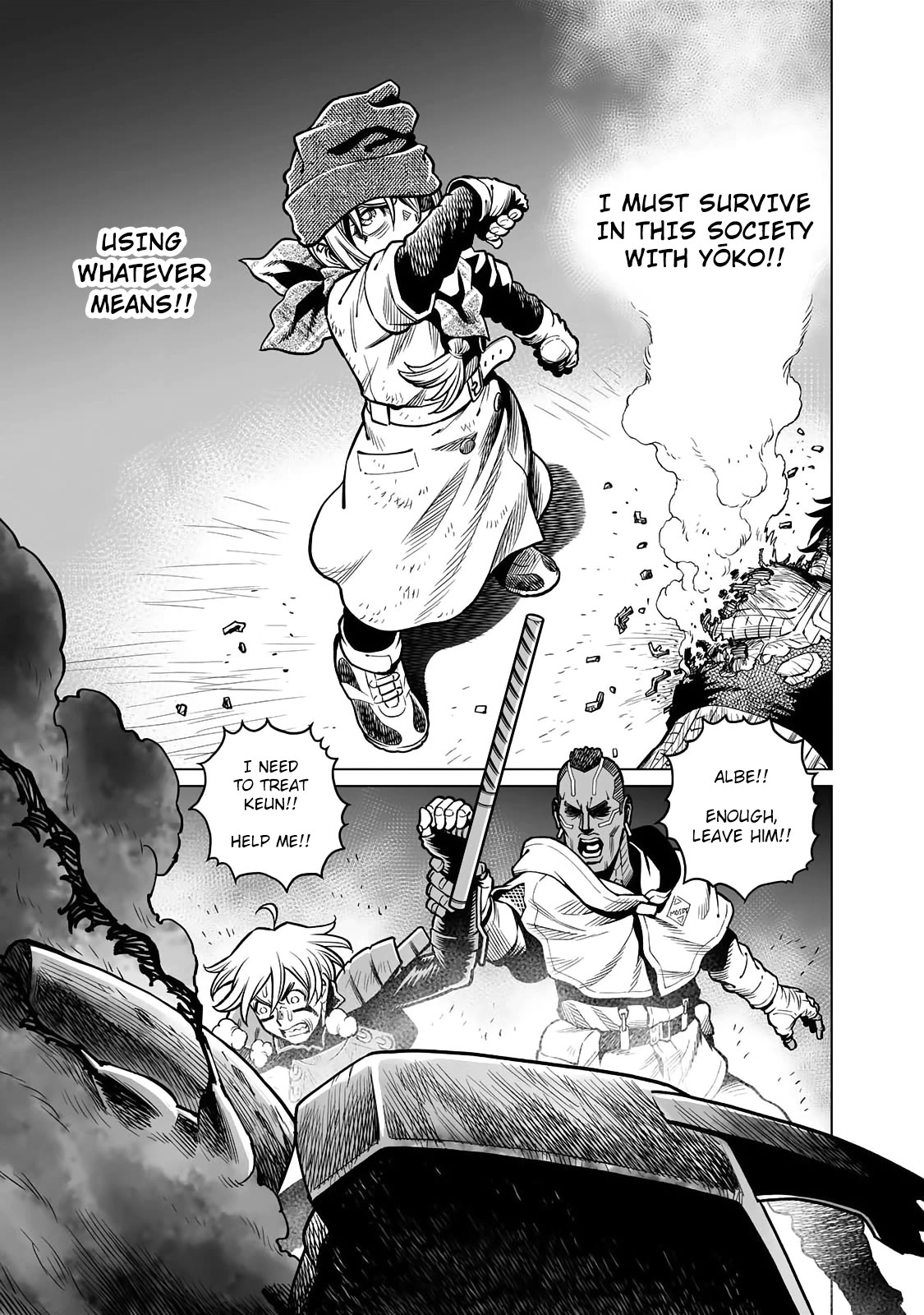 Gunnm Mars Chronicle Chapter 48.1 page 10 - Chapter 48.1: Brechen Schlagen! (First Part)