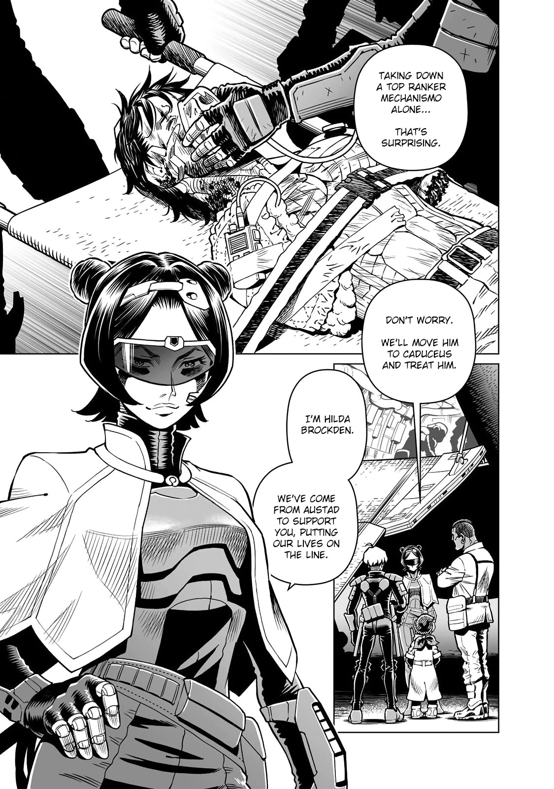 Gunnm Mars Chronicle Chapter 48.1 page 12 - Chapter 48.1: Brechen Schlagen! (First Part)
