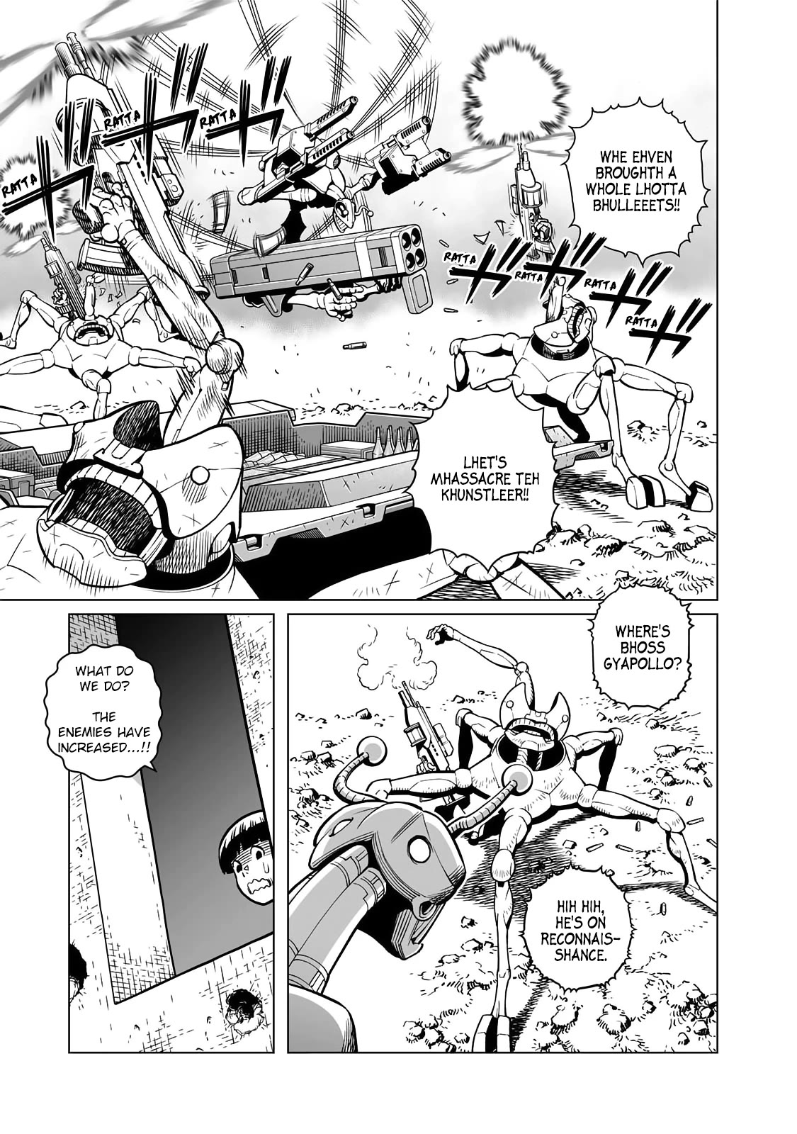 Gunnm Mars Chronicle Chapter 48.1 page 14 - Chapter 48.1: Brechen Schlagen! (First Part)
