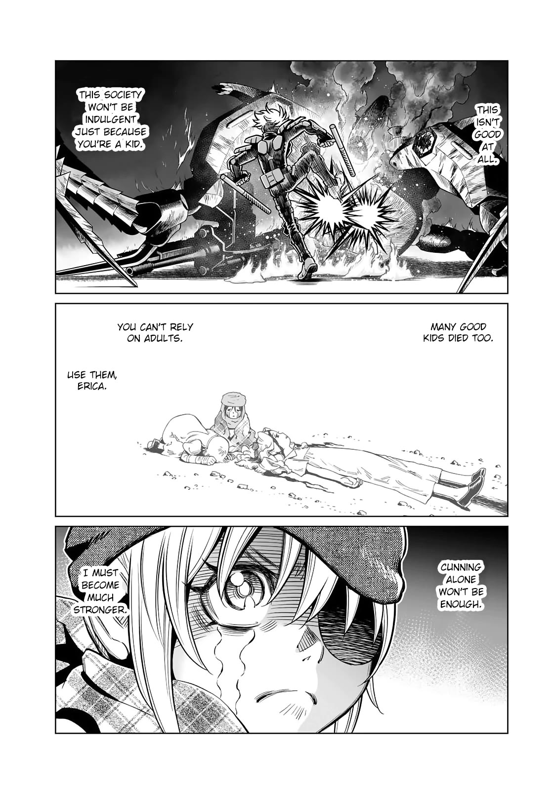 Gunnm Mars Chronicle Chapter 48.1 page 9 - Chapter 48.1: Brechen Schlagen! (First Part)