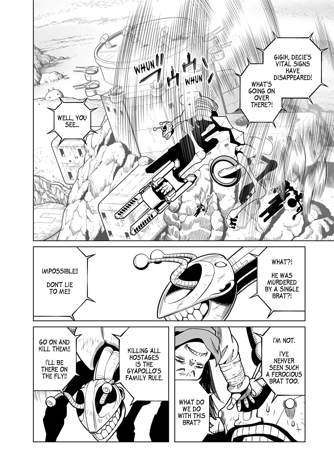 Gunnm Mars Chronicle Chapter 49.1 page 13 - Chapter 49.1: A Praying Mantis Mindset (First Part)