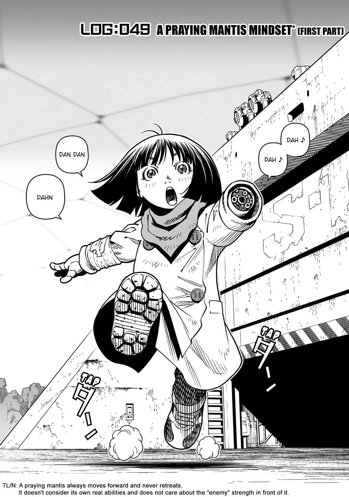 Gunnm Mars Chronicle Chapter 49.1 page 2 - Chapter 49.1: A Praying Mantis Mindset (First Part)