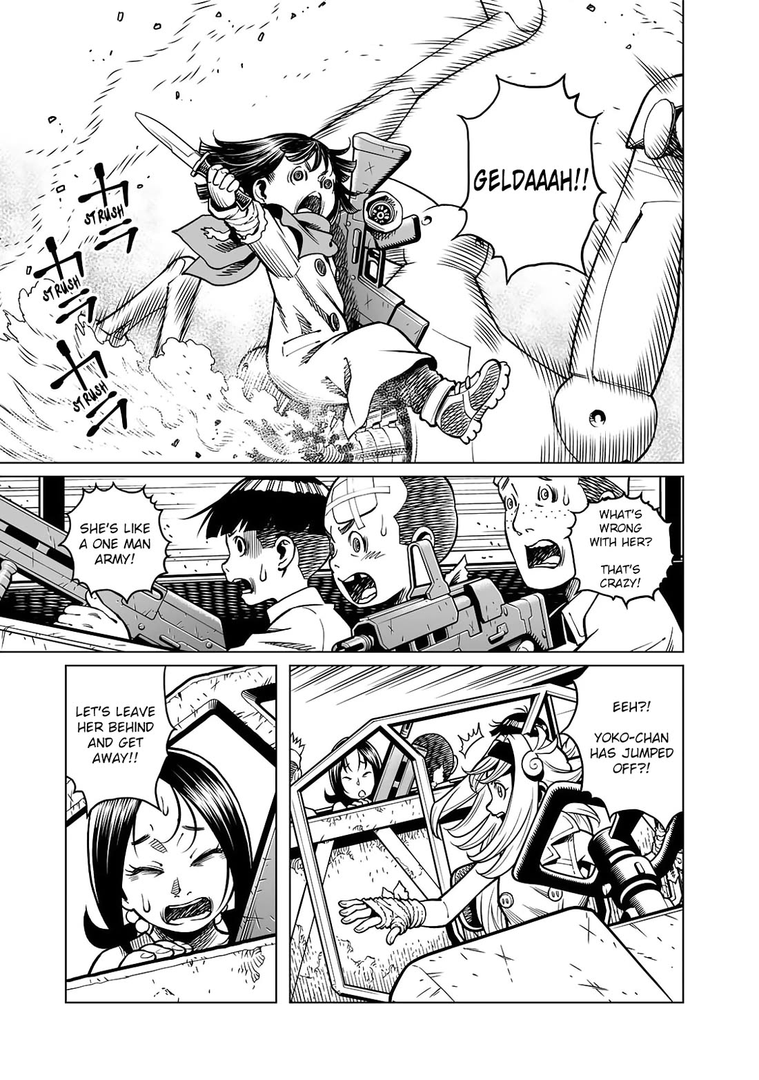 Gunnm Mars Chronicle Chapter 49.2 page 7 - Chapter 49.2: A Praying Mantis Mindset (Second Part)