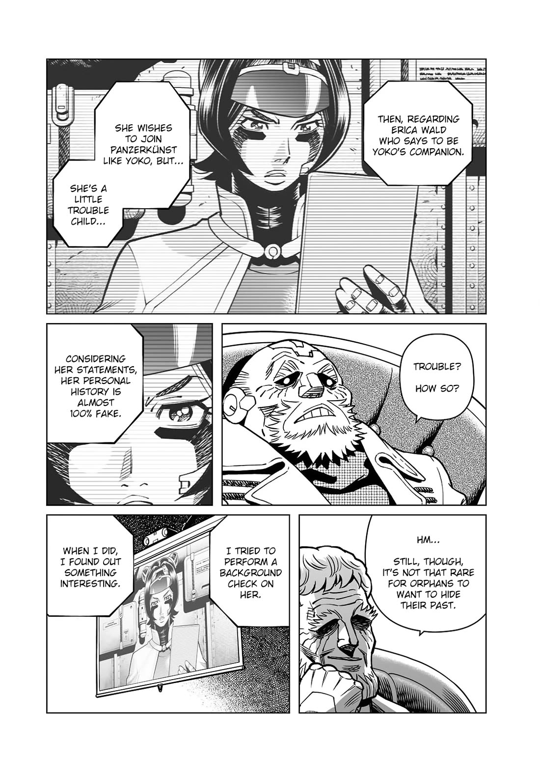 Gunnm Mars Chronicle Chapter 50.1 page 11 - Chapter 50.1: Written Report (First Part)
