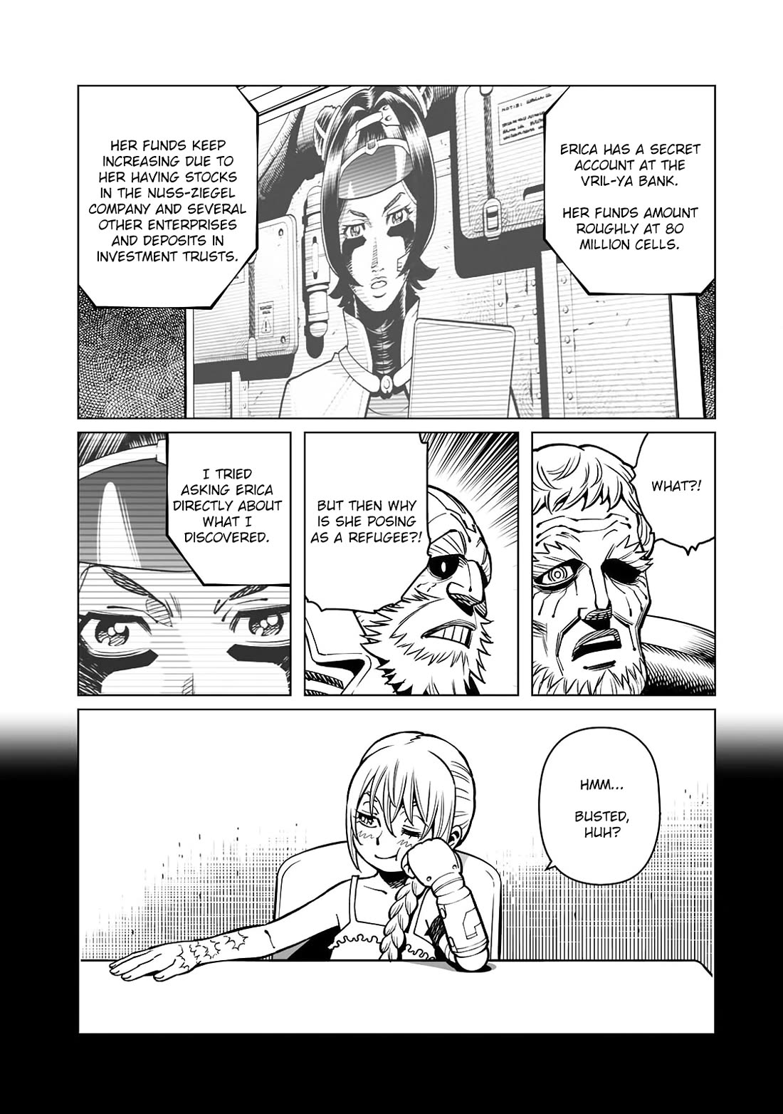 Gunnm Mars Chronicle Chapter 50.1 page 12 - Chapter 50.1: Written Report (First Part)