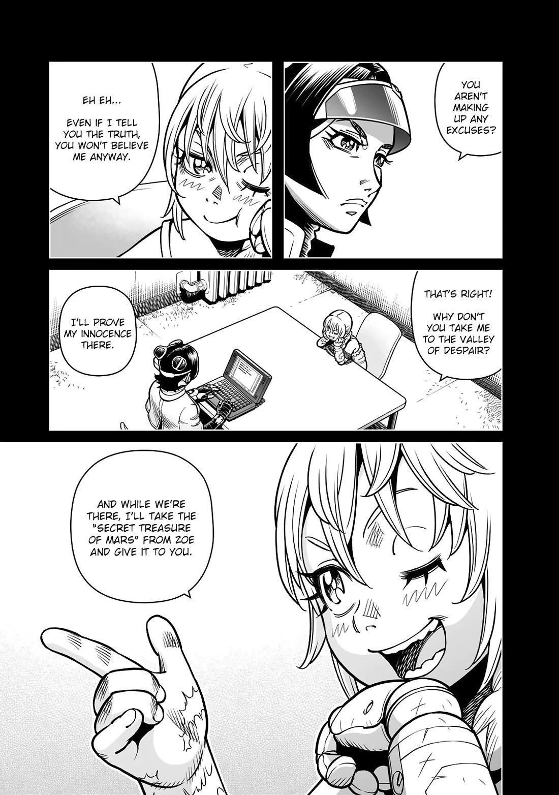 Gunnm Mars Chronicle Chapter 50.1 page 13 - Chapter 50.1: Written Report (First Part)