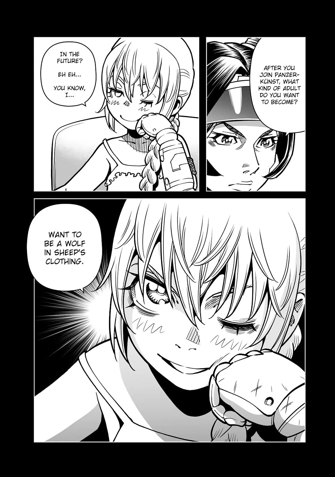 Gunnm Mars Chronicle Chapter 50.1 page 14 - Chapter 50.1: Written Report (First Part)