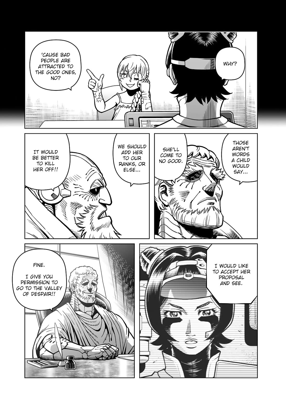 Gunnm Mars Chronicle Chapter 50.1 page 15 - Chapter 50.1: Written Report (First Part)