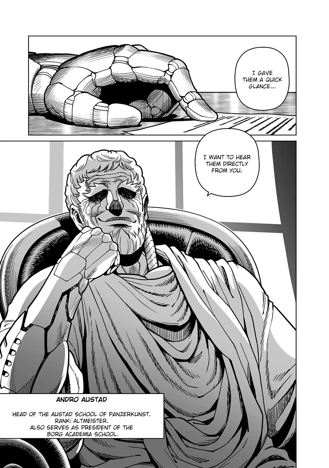 Gunnm Mars Chronicle Chapter 50.1 page 5 - Chapter 50.1: Written Report (First Part)