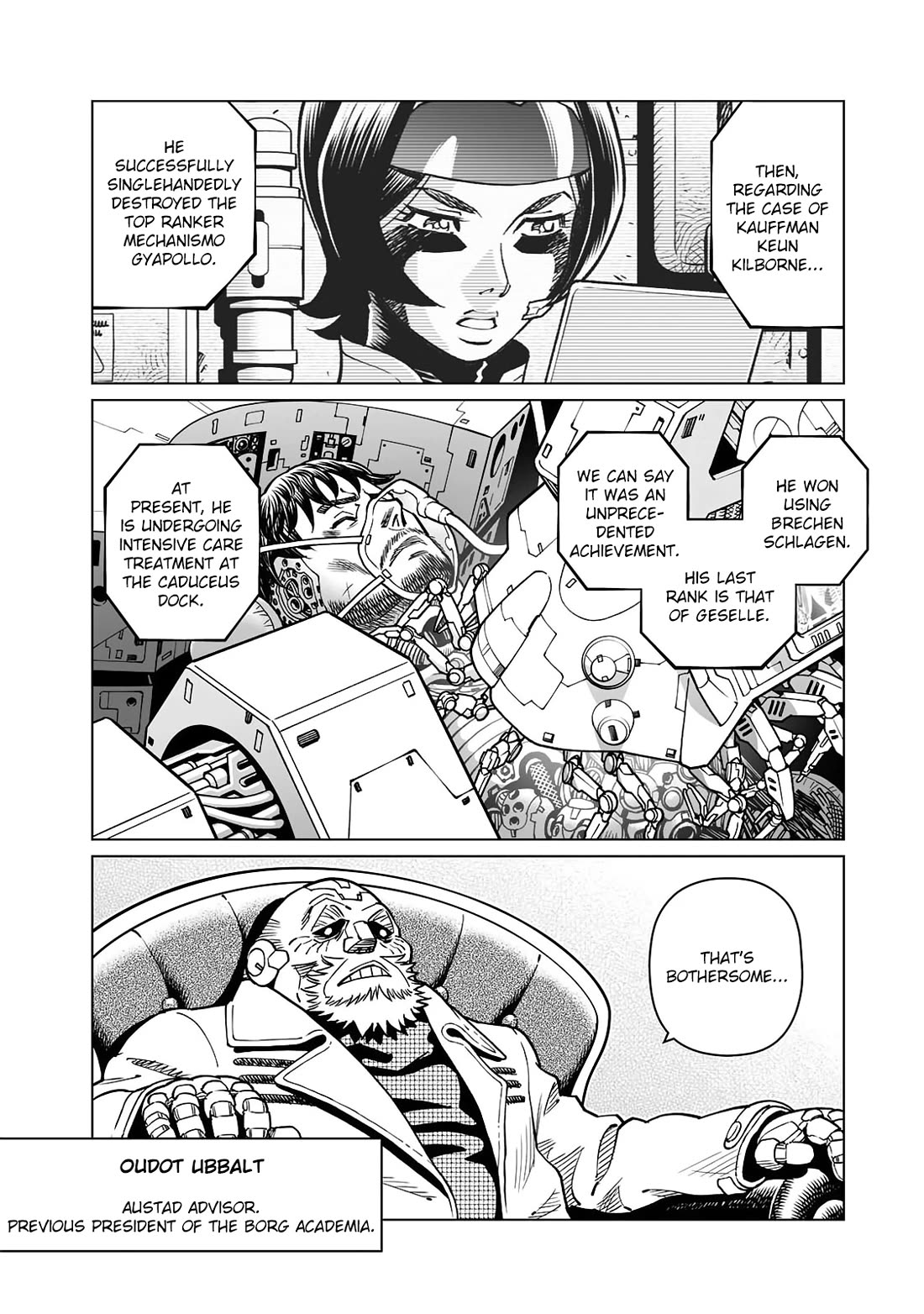 Gunnm Mars Chronicle Chapter 50.1 page 6 - Chapter 50.1: Written Report (First Part)
