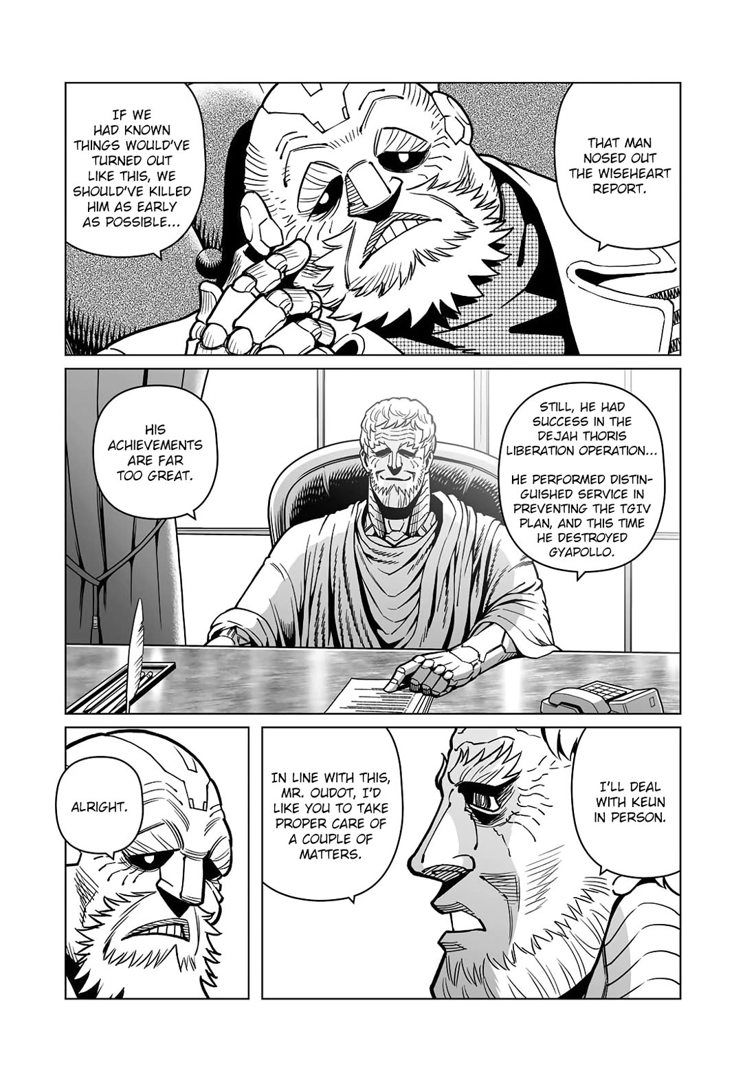 Gunnm Mars Chronicle Chapter 50.1 page 7 - Chapter 50.1: Written Report (First Part)