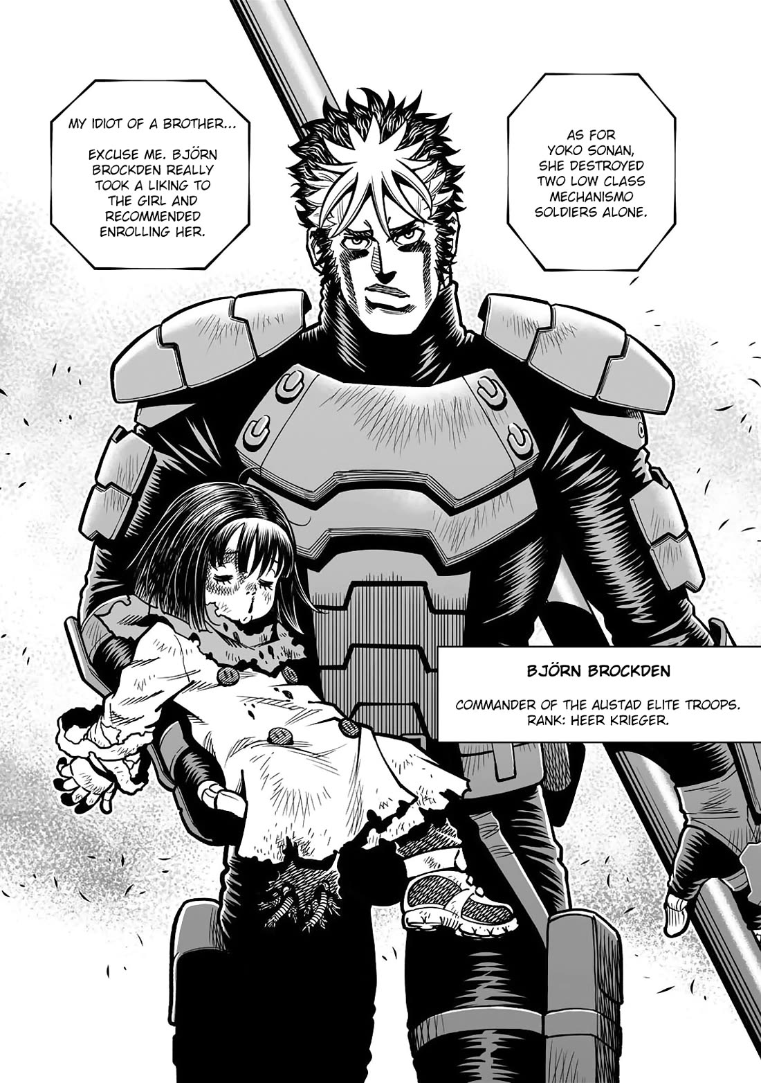 Gunnm Mars Chronicle Chapter 50.1 page 9 - Chapter 50.1: Written Report (First Part)