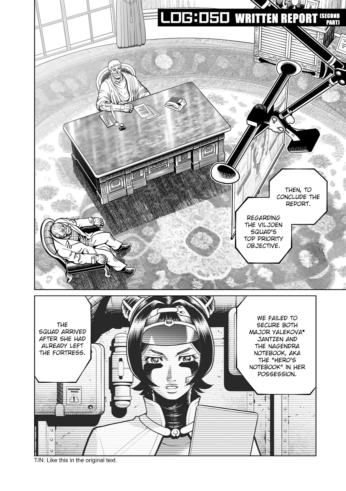 Gunnm Mars Chronicle Chapter 50.2 page 2 - Chapter 50.2: Written Report (Second Part)