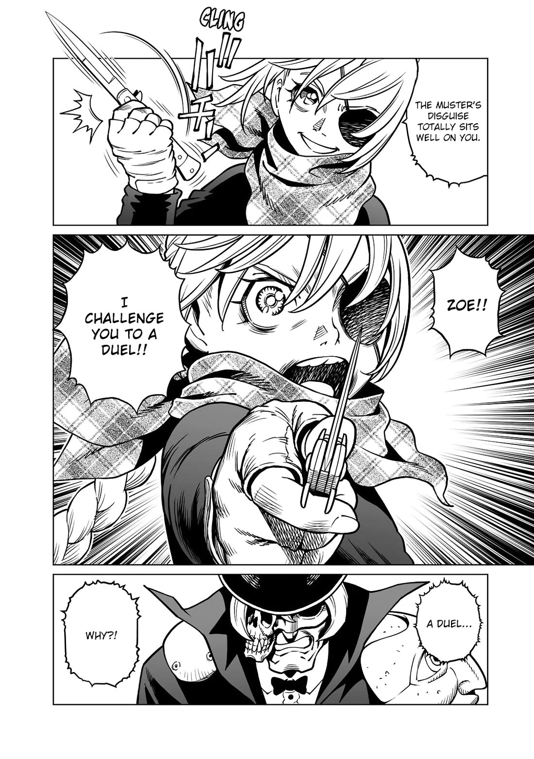 Gunnm Mars Chronicle Chapter 51.1 page 6 - Chapter 51.1: Duel at the Valley of Despair (First Part)