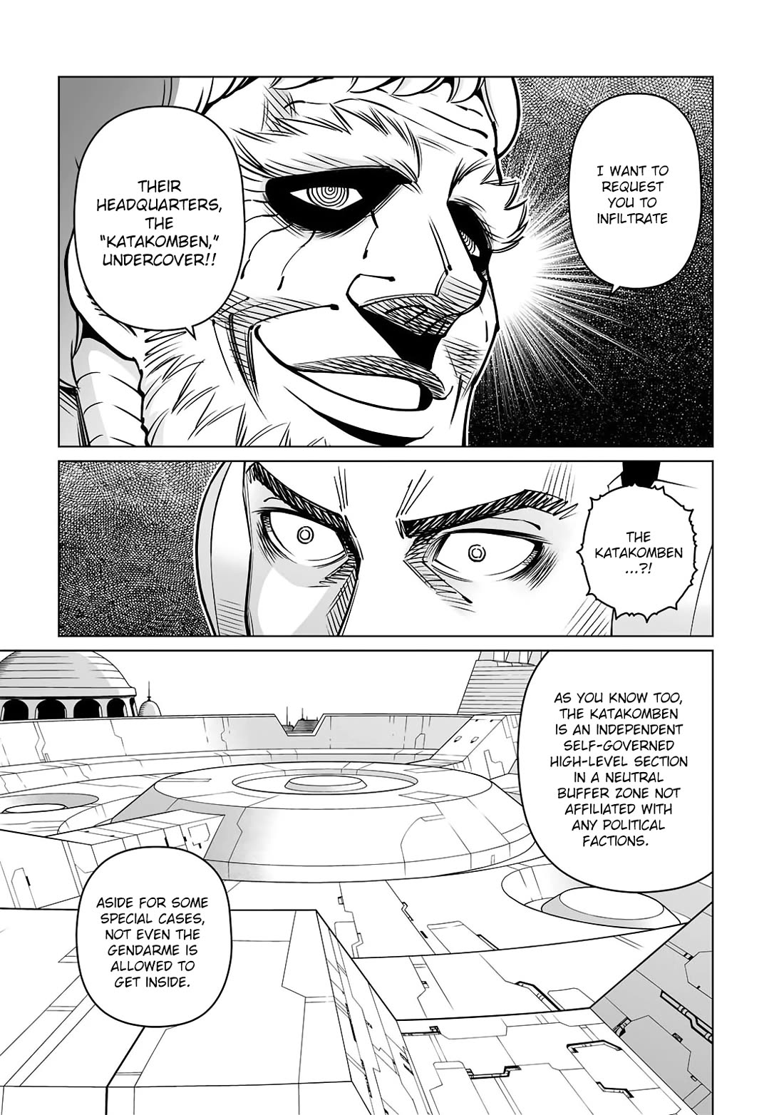 Gunnm Mars Chronicle Chapter 53.1 page 10 - Chapter 53.1: Vasilii Truski (First Part)