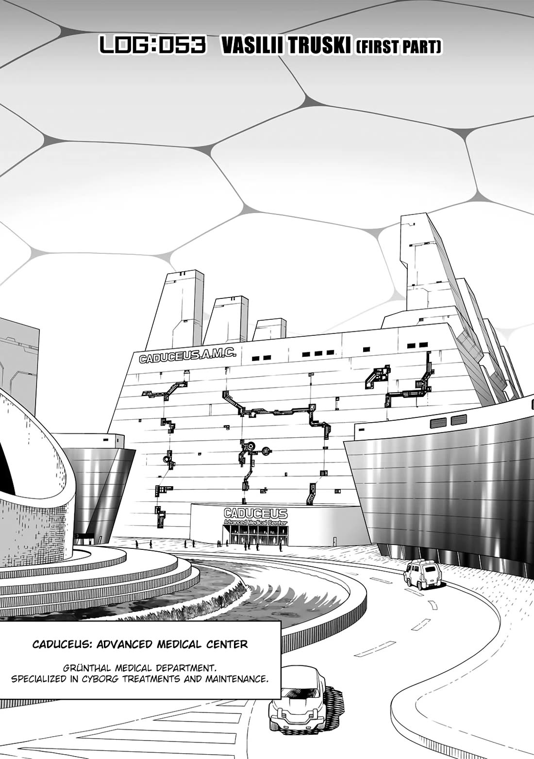 Gunnm Mars Chronicle Chapter 53.1 page 2 - Chapter 53.1: Vasilii Truski (First Part)