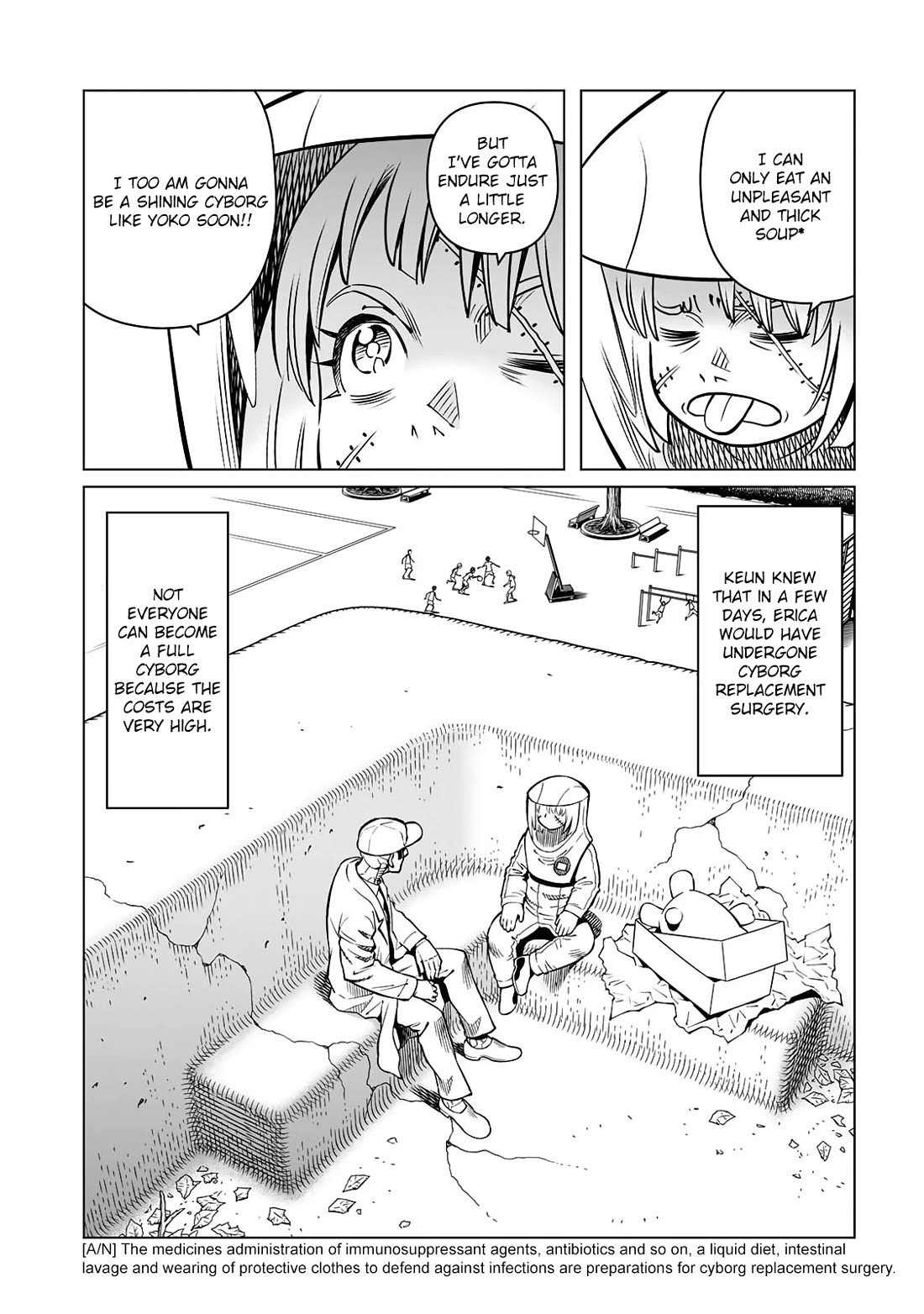 Gunnm Mars Chronicle Chapter 53.2 page 11 - Chapter 53.2: Vasilii Truski (Second Part)